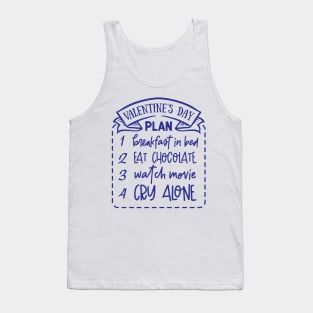 Valentines Day Plan Tank Top